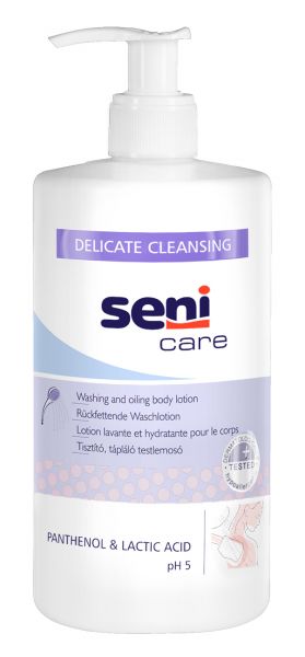 Seni Care rückfettende Waschlotion, 500 ml