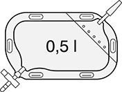 SAUER-Sportbeutel - festmont. glatter Adapter