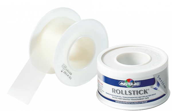 Rollstick® Heft- & Spulenpflaster, 5m x 2,5cm