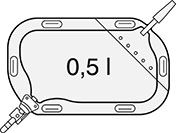 SAUER-Sportbeutel - festmont. gestufter Adapter