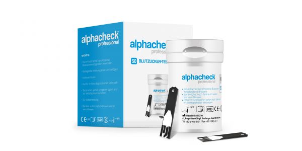 BM - Alphacheck Professional, Blutzuckerteststr.