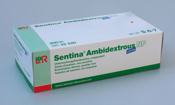 Sentina® Ambidextrous Nitrile, Gr. S, unsteril