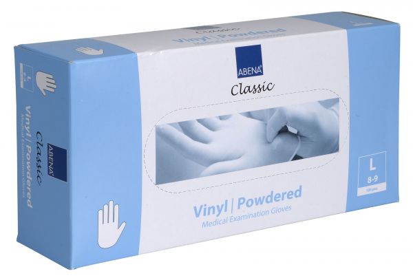 Abena® Classic Vinyl, powdered, Gr. L, weiß