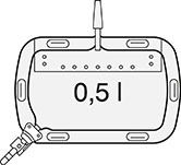 SAUER-Sportbeutel - festmont. gestufter Adapter