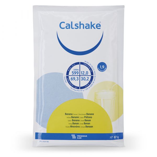 CALSHAKE Banane Beutel Pulver 87g