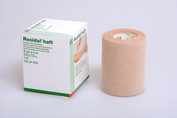 Rosidal® Haft, kohäsive Kurzzugbinde, 8cm x 5m