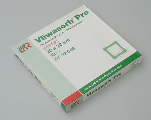 Vliwasorb® Pro, Wundverband, 22 x 22cm, steril