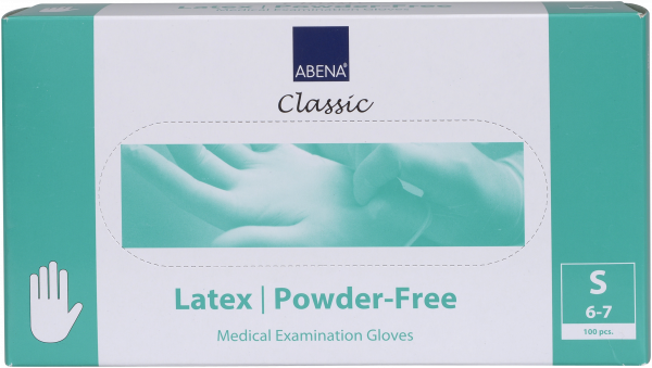 Abena® Classic Latex, powder-free, Gr. S, weiß