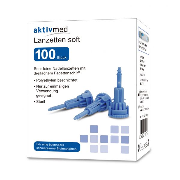 AktivMed Lanzetten, soft, steril