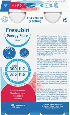 FRESUBIN ENERGY Fibre Drink Erdbeere Trinkfl.200ml