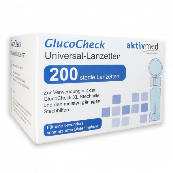 AktivMed GlucoCheck Univer.-Lanzetten, 30G/0,4mm