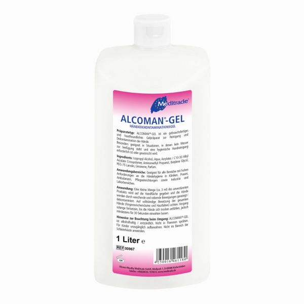 Alcoman® Gel-Händedesinfektion, 1000ml