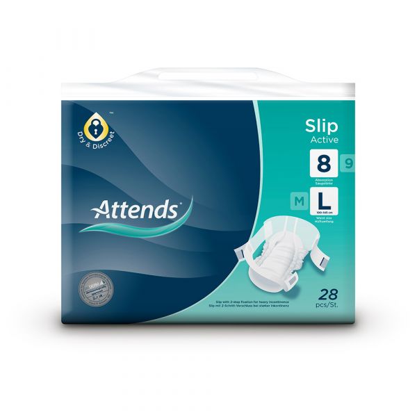 Attends® Slip Active, S8, Gr. L