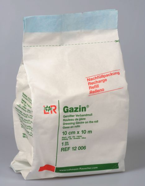 Gazin® Verbandmull, 10mx10cm, 8fach