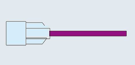 MEDIZIN STROHHALM 5 cm steril