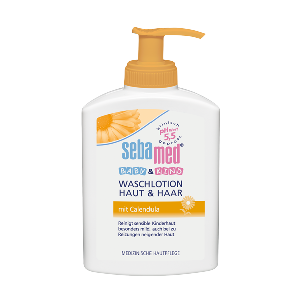 Sebamed® Calendula Waschlotion, Haut & Haar, 200ml