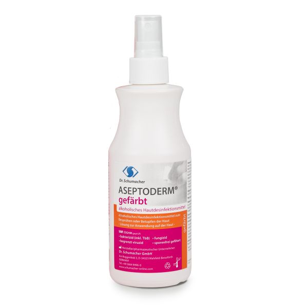 Aseptoderm® gefärbt, alk. Hautdesinfektion, 250ml