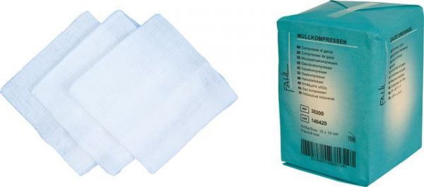 Fahl® Gauze Dressings, Mullkompressen, 10 x 10cm