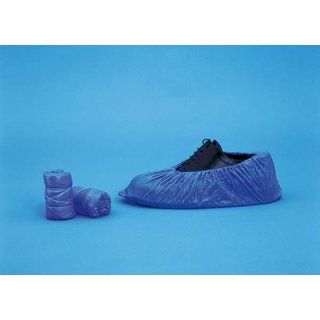 UEBERSCHUHE Einmal Kunststoff blau