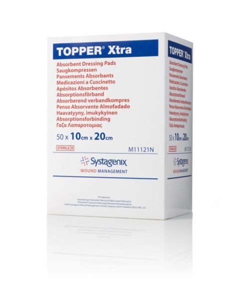 TOPPER Xtra absorp.starke Saugkom. 20x40 steril