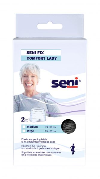 Seni Fix Comfort Lady Large Black, Fixierhosen