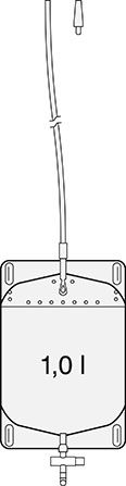 SAUER-Fußgängerbeutelbeutel - Schiebehahn 1,0l