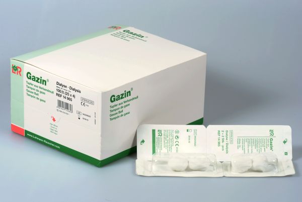 Gazin® Tupfer, Dialyse, steril, á 2+2, o. RK