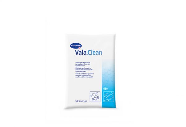 Vala®Clean Film, Einmal-Waschhandschuhe