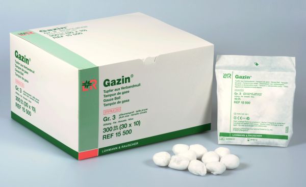 Gazin® Tupfer, pflaumengroß, steril, o. RK